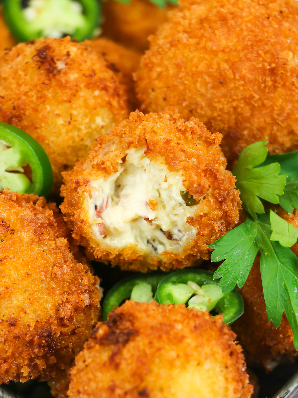Fried Jalapeño Popper Bites
